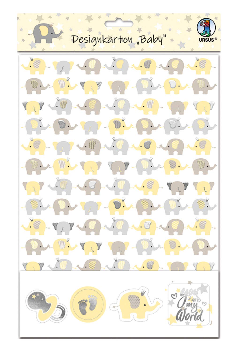 Carton design Ursus Baby 220g pour reussir vos albums souvenirs sans papier qui gondole