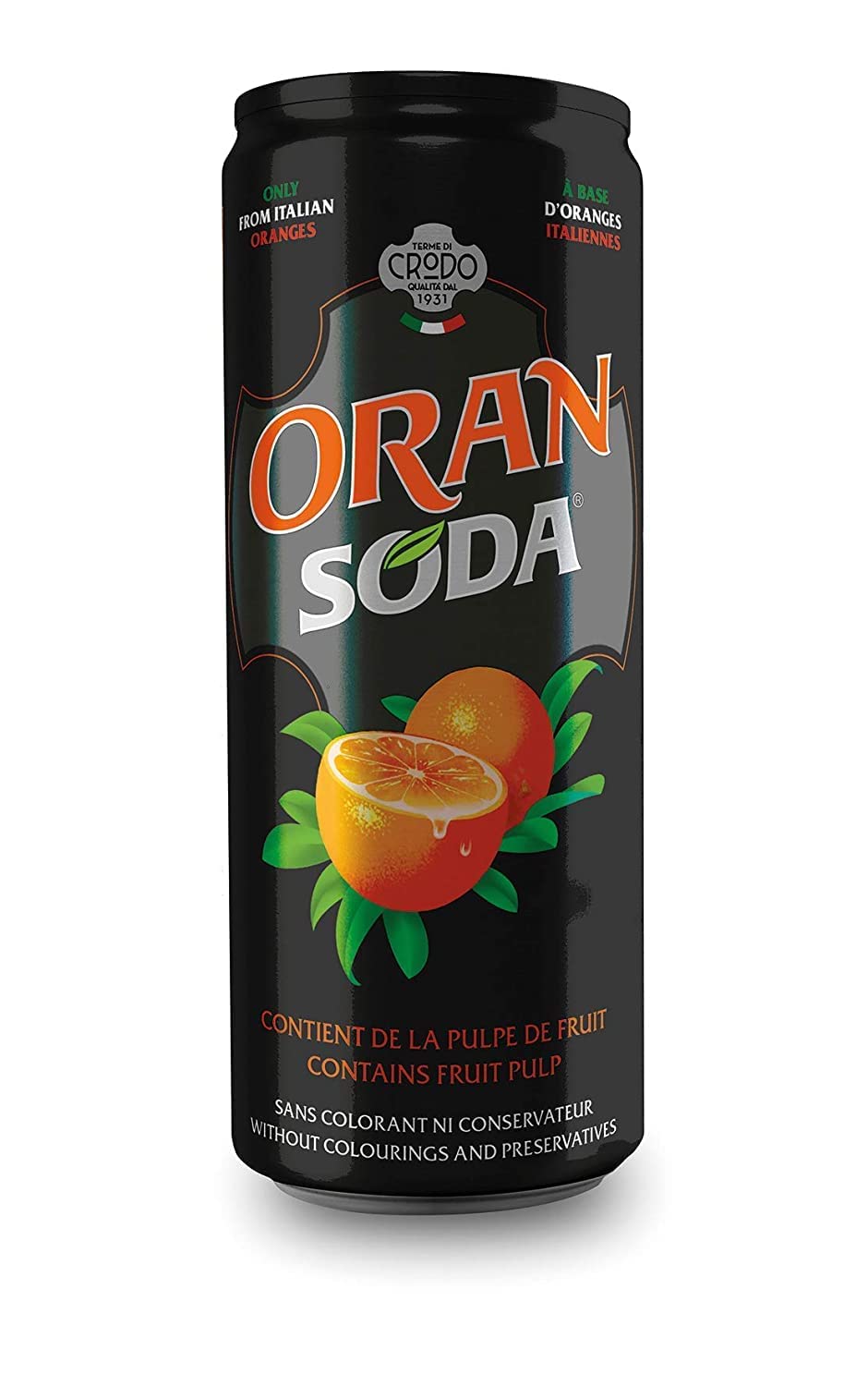 72 latas de limonsoda Oransoda Mojitosoda 330 ml Campari Group italiano bebe + Polpa Gourmet italiano 400 g