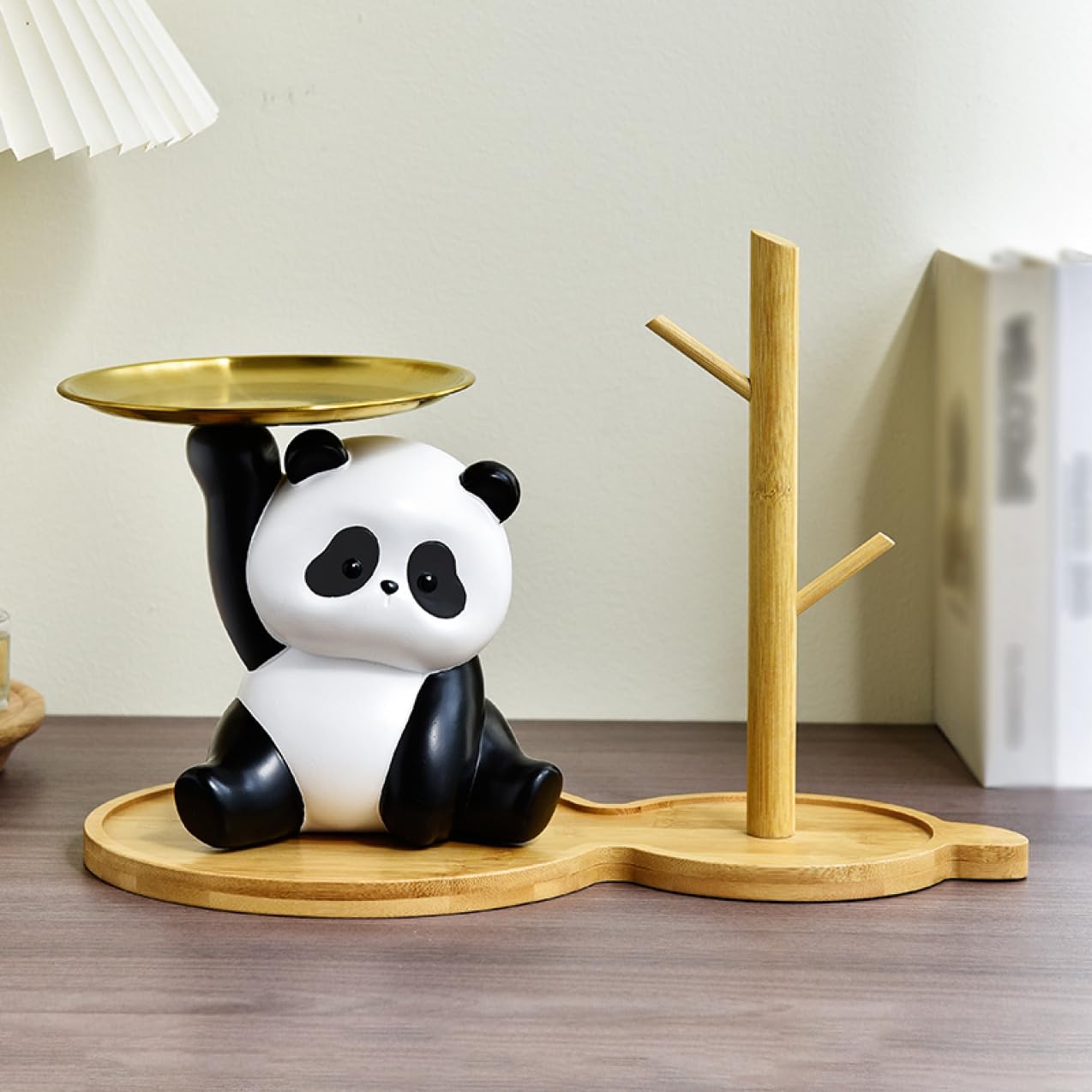 パンダ 置物 キー収納トレイ 小物入れ おしゃれ メガネ収納 ジュエリー