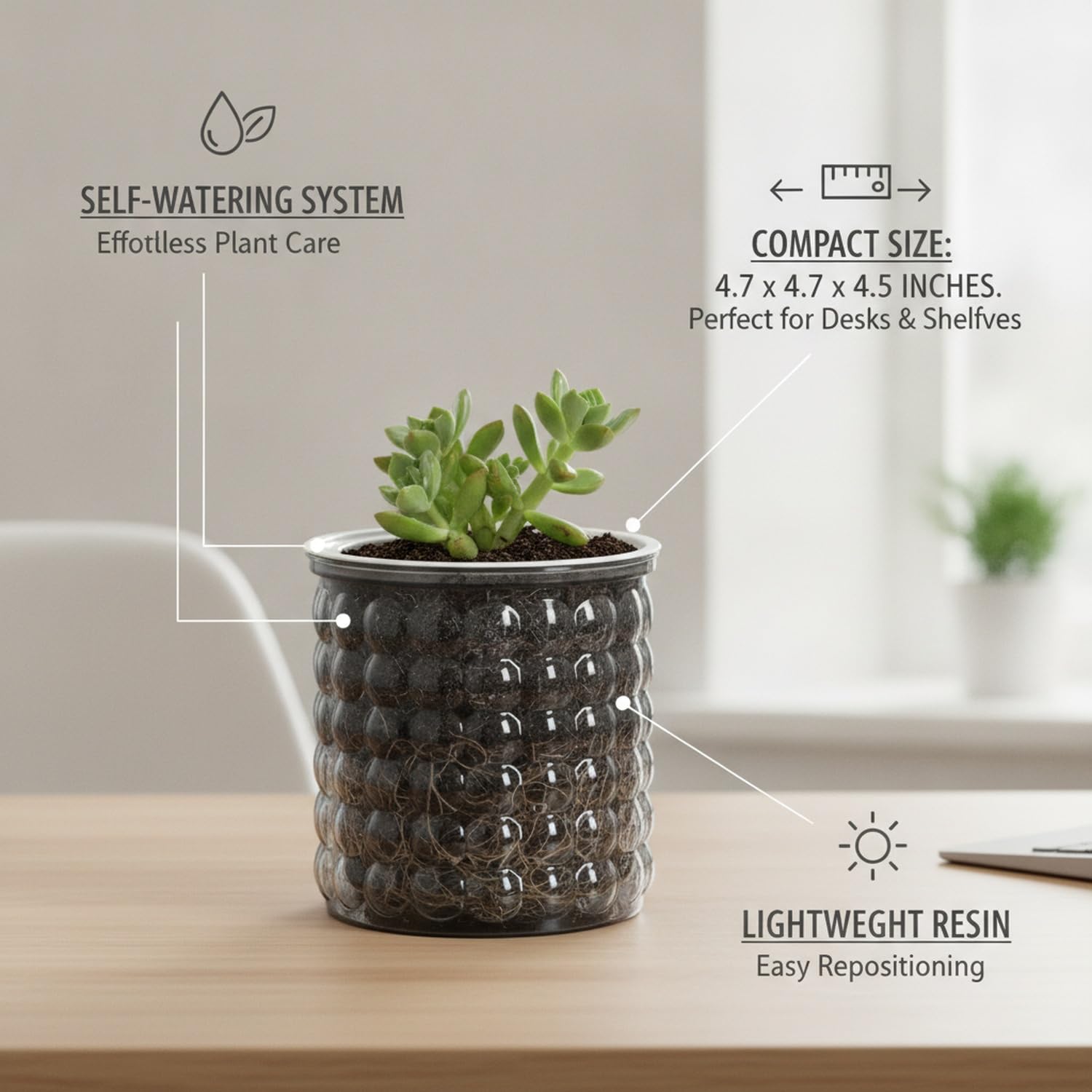 Vaso Autoirrigante