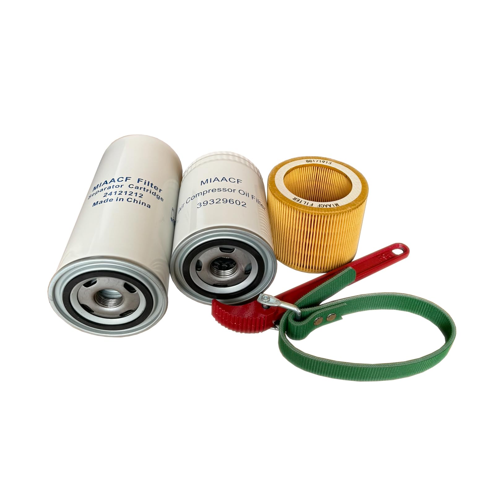 Filter Kit 24121212 Air/Oil Separator, 88171913 Air Filter, 39329602 Oil Filter,Compatible with UP5 UP6 Air Compressor Compression Equipment Accessories