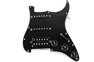 Musiclily SSH Loaded Prewired Guitar Strat Pickguard Humbucker Pickups Set