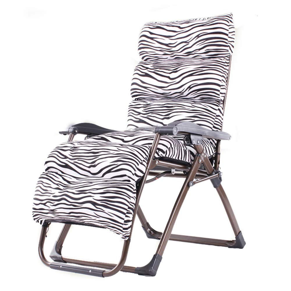 Chaise longue inclinable réglable pour une utilisation en intérieur et en extérieur, supporte 150 kg, chaise de patio pliante rembourrée et confortable (couleur : 1005)