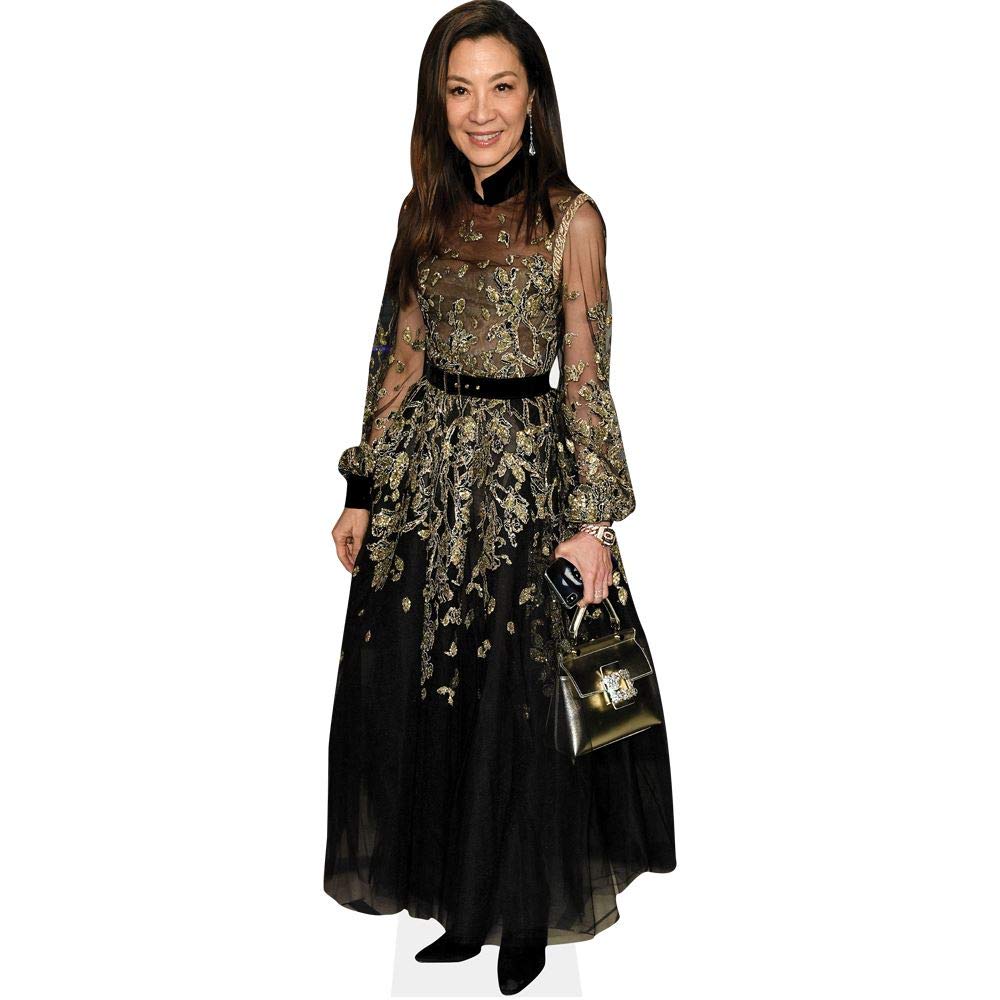 Celebrity Cutouts Mini Size Cutout Michelle Yeoh (Black Dress)
