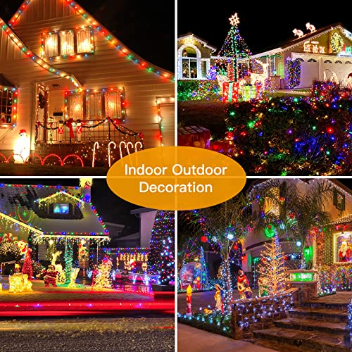 Minetom Christmas Lights Outdoor, 337Ft 1000Led Plug In Christmas Tree Lights With Remote, Ip65 Waterproof Memory Function And Timer, 8 Modes Pvc String Lights For Christmas Trees, Outdoor Indoor #TOP6