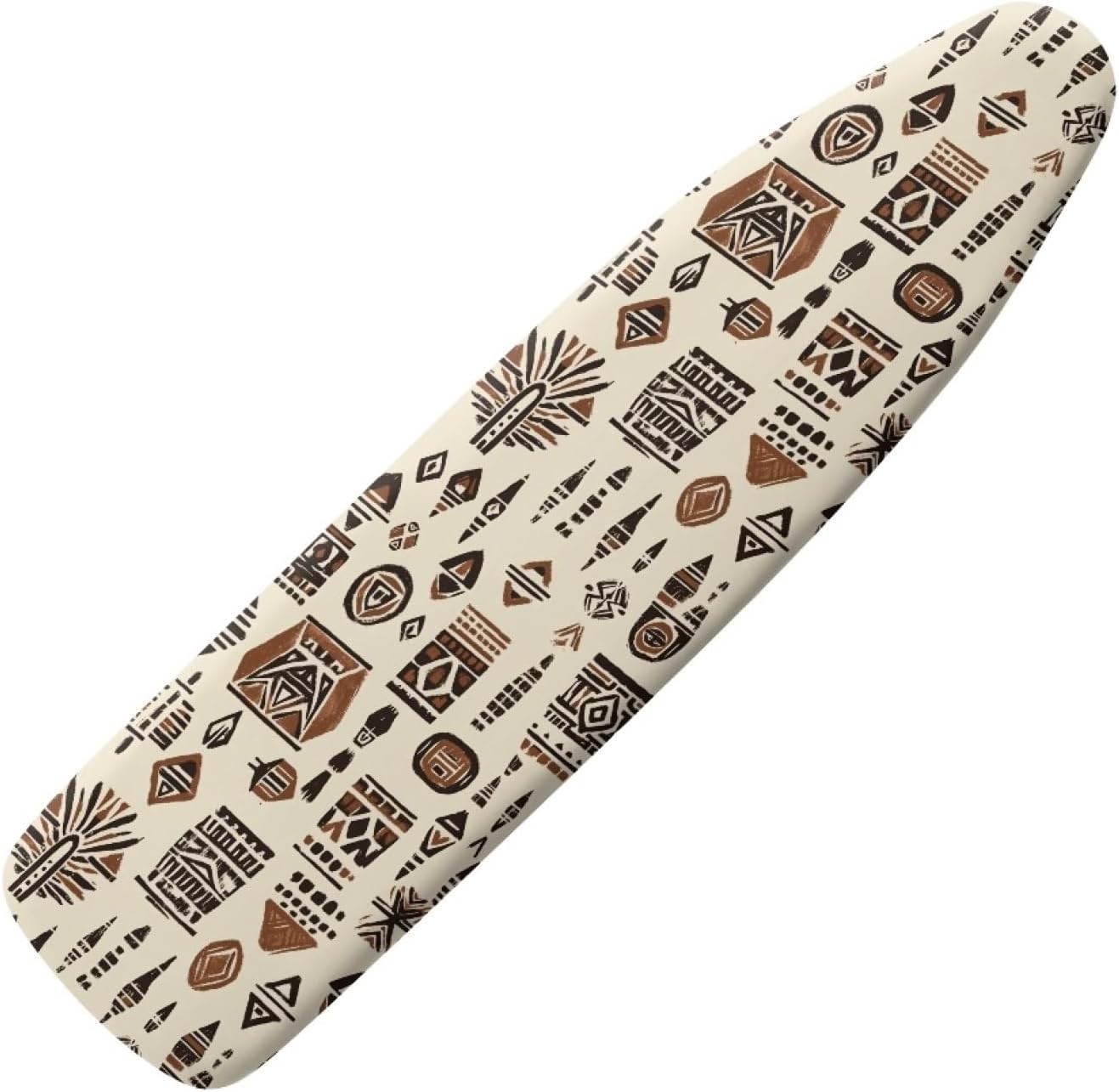 Padded Ironing Board Covers 18 X 49 Bohemian Yellow Ironing Board Pad and Cover Thick Replacement Drawstring Tightening & Lock, Easy Fit, Scorch & Stain Resistant, Non Slip