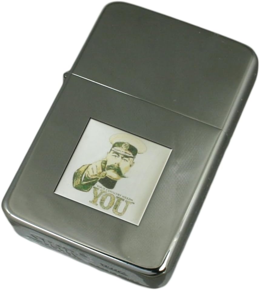 Engraved Lighter Kitchener World War 1 Health & Household