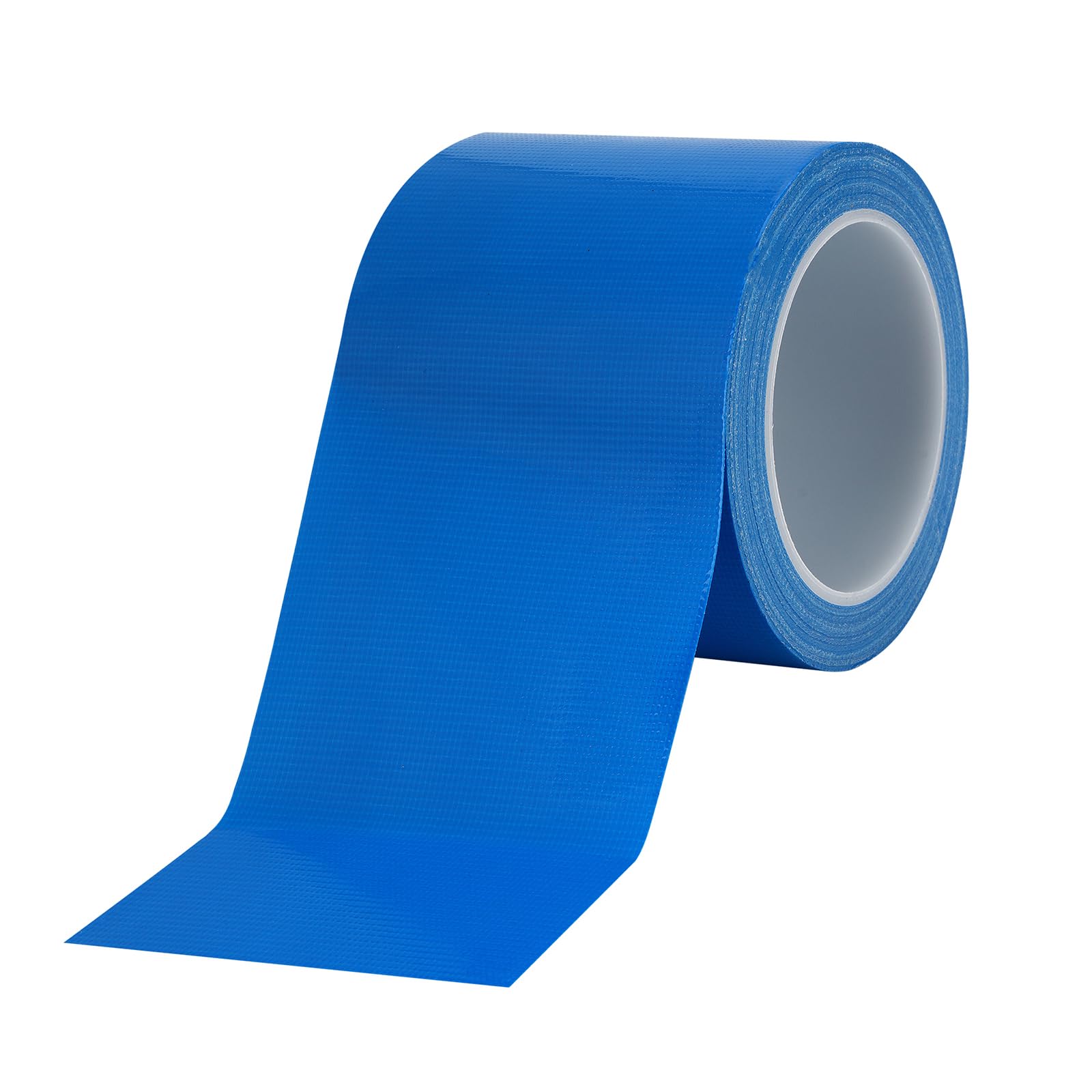 YBhuoo Heavy Duty Awning Repair Tape - 3.15in x 66ft Waterproof UVproof Tape for Tarp/Tent/Boat Cover, Fiberglass Reinforced, Heat-Resistant, Black (Blue)