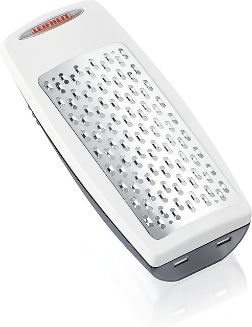 Leifheit Parmesan Grater, stainless steel, White/Silver