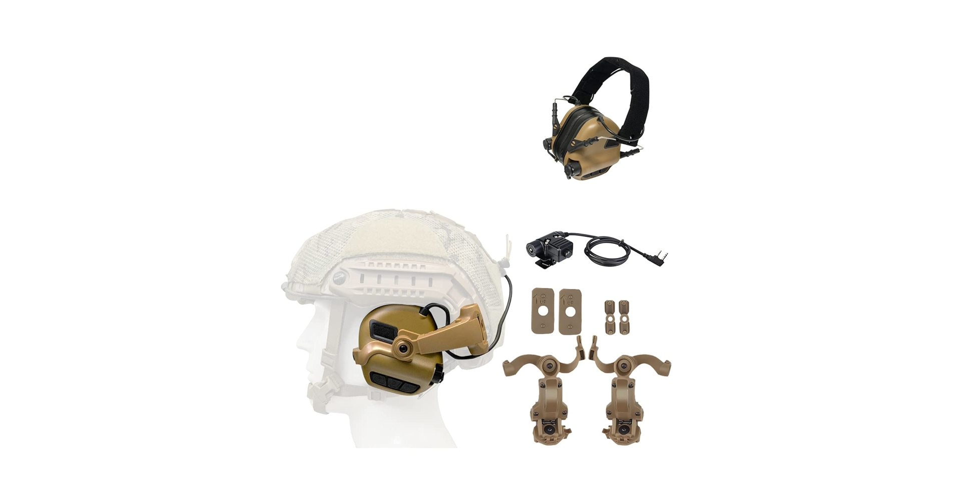 タクティカルヘルメットとタクティカルヘッドセット新品・未使用品❗️ ミリタリーショップ レプマート / Z-Tactical タクティカル