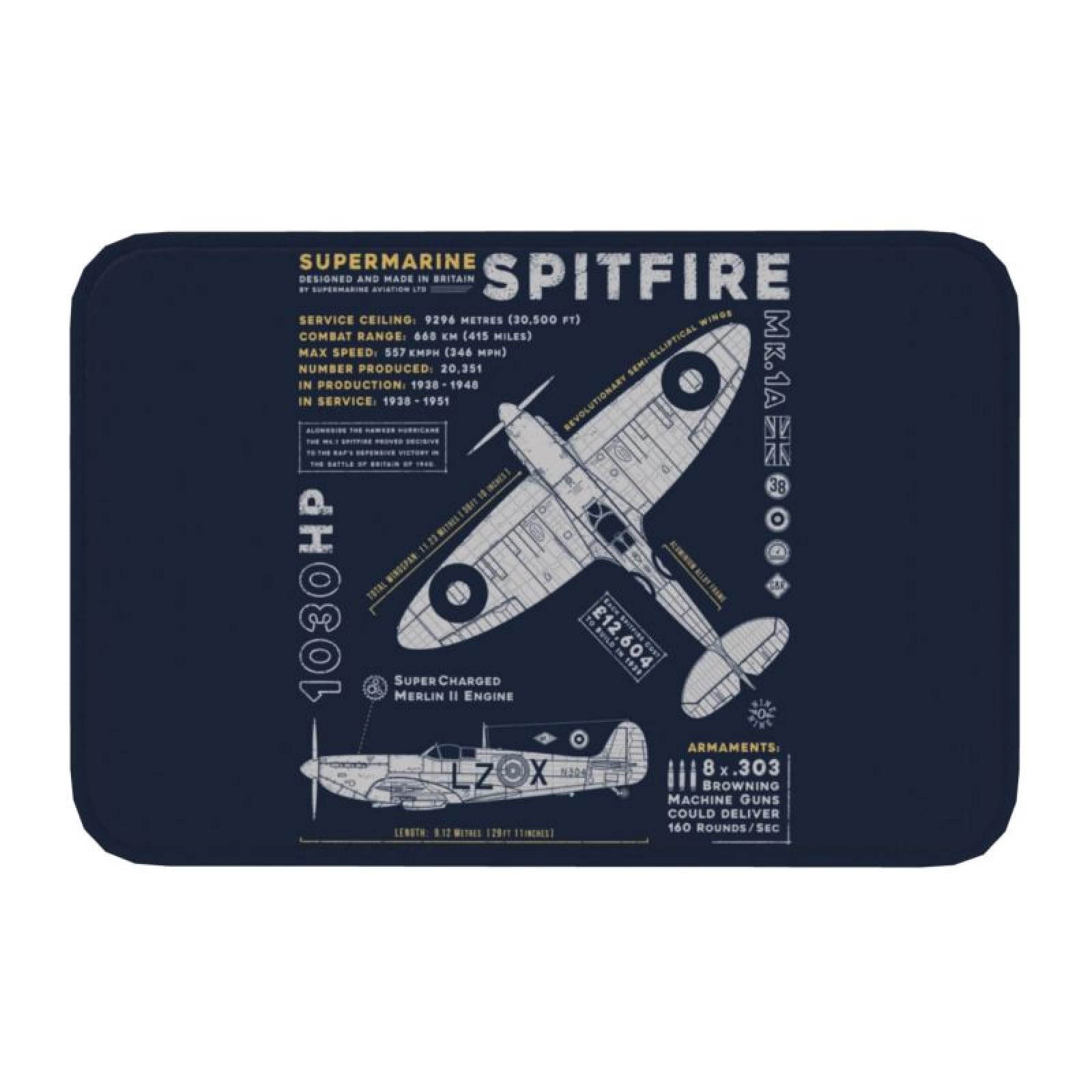 Tapis d entrée d extérieur Spitfire pour décorer votre entrée de maison