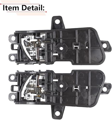Miniatura 4 de RLB-HILON 1 par de manijas de puerta interiores compatibles con Hyundai Sonata 2011 2012 2013 2014 2015 años, puerta lateral delantera o trasera del