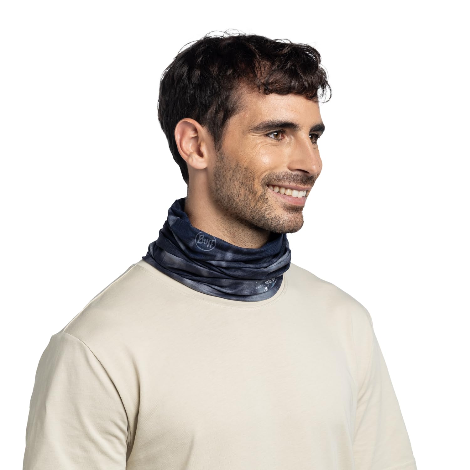 BUFF Scaldacollo Coolnet UV Dark Grey Unisex Adulti, Taglia Unica