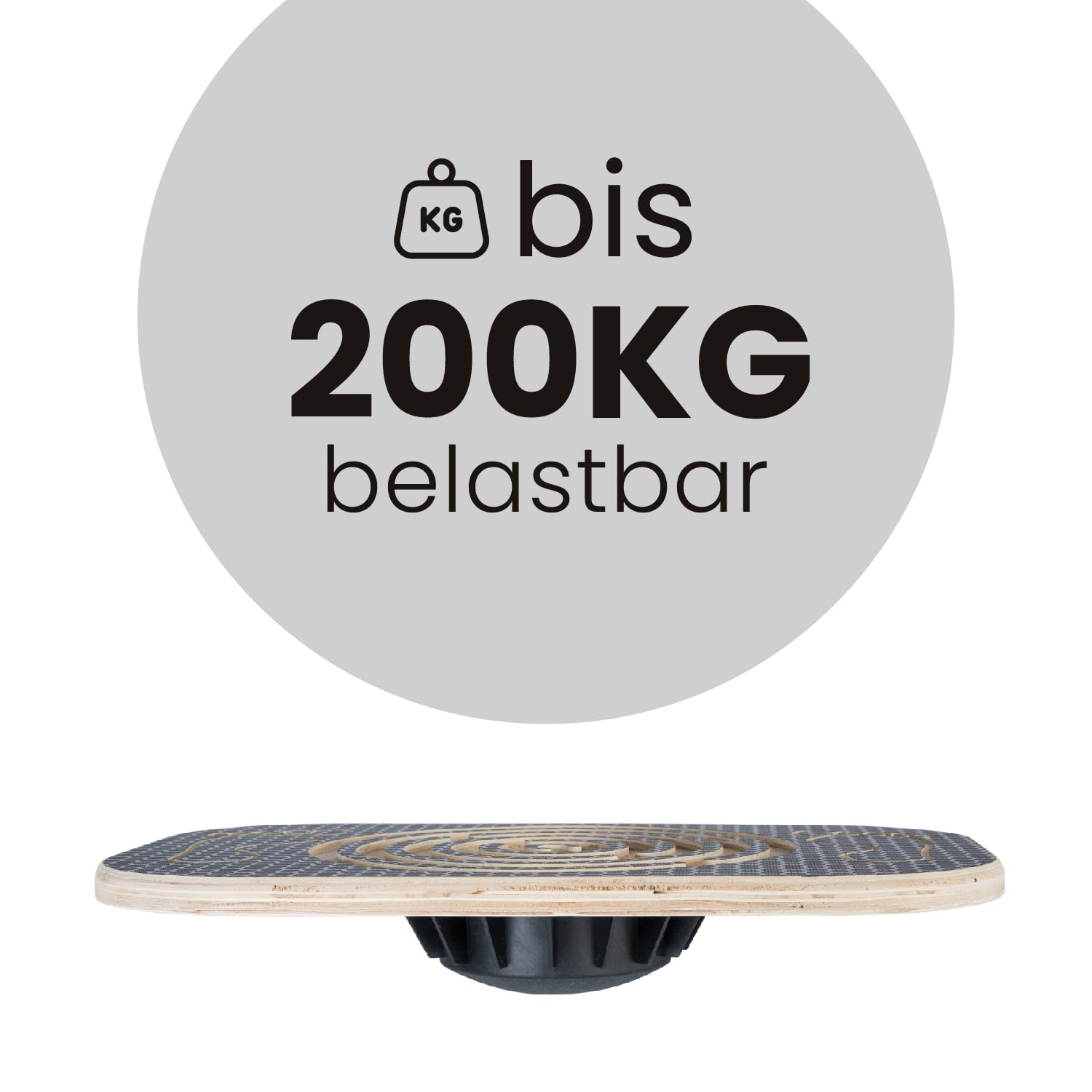 Balance Board aus Holz mit Labyrinth – Koordinationstrainer für Gleichgewicht & Core-Training – Wackelbrett für Fitness, Therapie & Bewegung – belastbar bis 200 kg