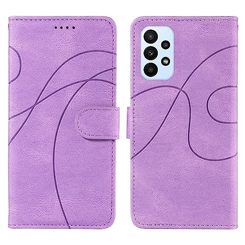 Étui à rabat Samsung Galaxy A33 5G pochette portefeuille et dragonne amovible Mor