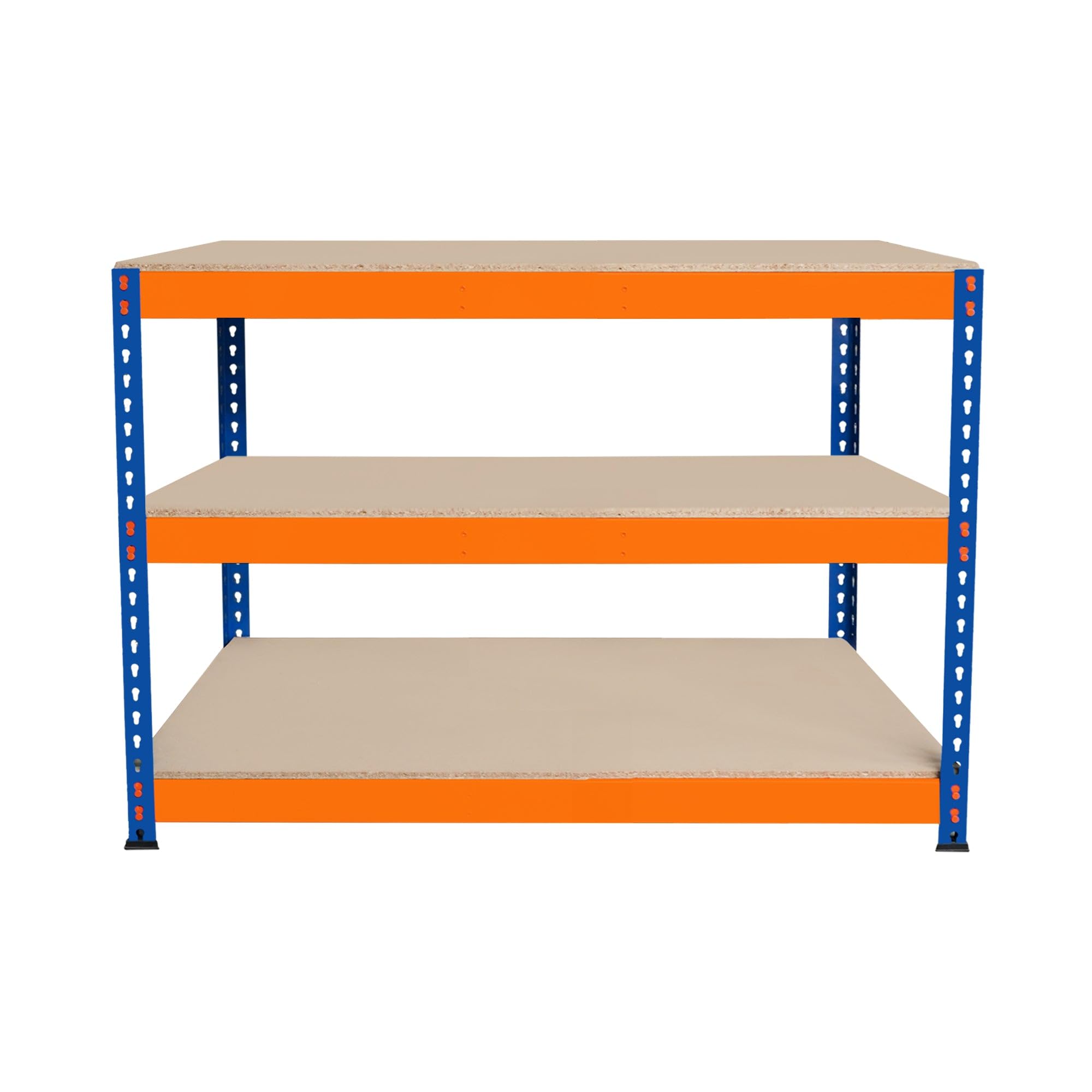 Monstershop Unisex Orange S-Rax 3 Tier Workbench - 120Cm X 60Cm X 90Cm In