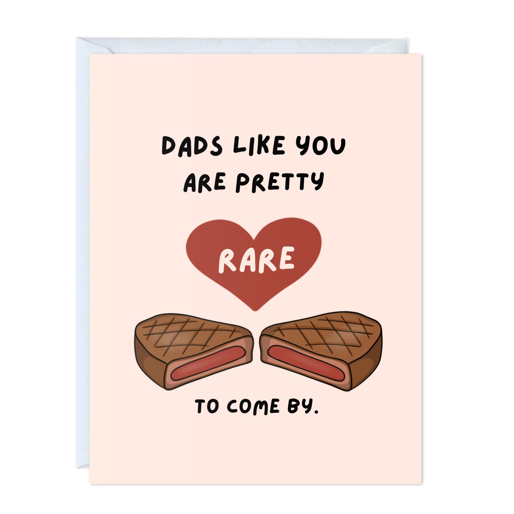 ALY LOU Funny Dad Birthday Card – Punny Greeting Card for Dad, Grandpa, Stepdad & Uncle | Cute Father’s Day or Anniversary Card, Blank Inside, Playful
