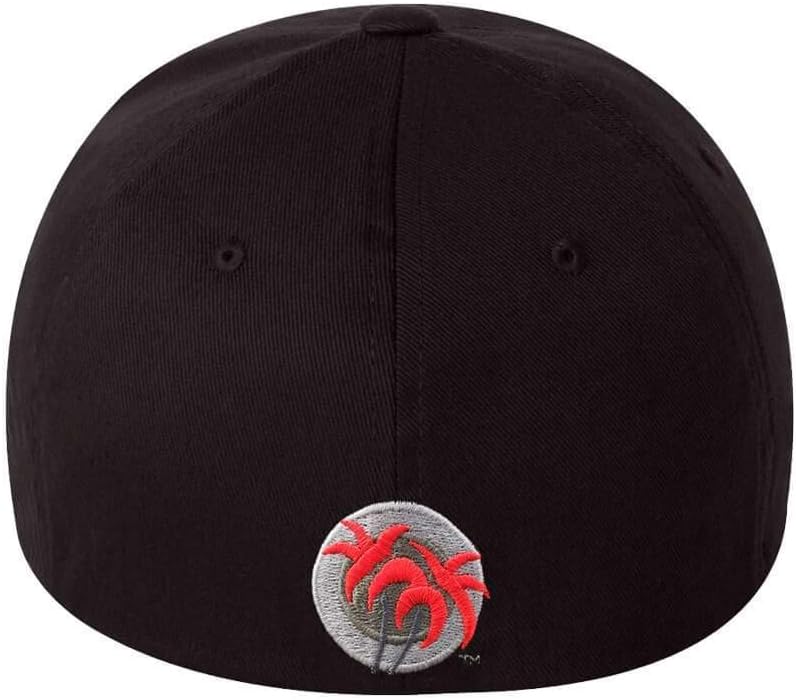 "Hang 20" Classic Fitted Premium Black Baseball Cap (XL–XXL) | Structured Cap with Embroidered Logo | Unisex Lifestyle & Outdoor Hat