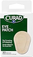 Curad Regular Eye Patches, 20 Count (Pack of 4) - Gentle Adhesive, Breathable Protection for Delicate Eye Areas