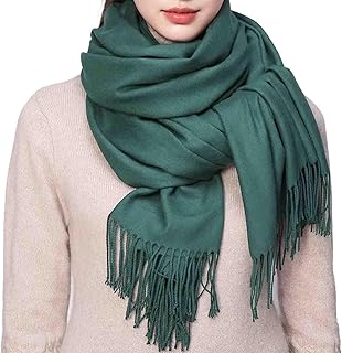 [RIIQIICHY] マフラーレディースマフラー大判ストール結婚式 ストールレディースカシミヤタッチ無地 厚手暖かい 誕生日プレゼント クリスマスプレゼント