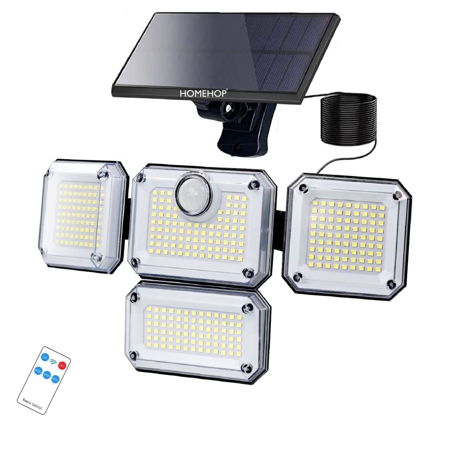 Homehop 333 Led Solar Motion Sensor Wall Light for Outdoor Home Garden Waterproof Wireless Security Lamp(Cool White,ABS) (B0BH526GRV) Amazon Price History, Amazon Price Tracker