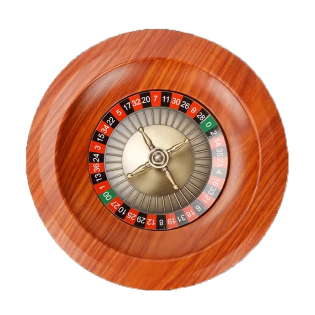 Jeu De Roulette À Roue De 12 Pouces, Jeu De Casino, Divertissement, Plateau Tournant, Jeux De Table De Loisirs, Jeu De Roulette for Adultes, Accessoire De Jeu De Table De Roulette