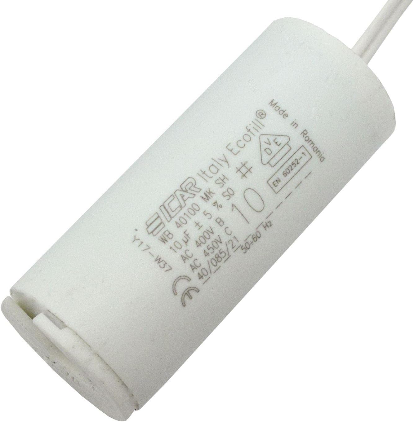 Condensatore Elettrolitico Came 10µf Con Cavi - Ricambio Per Elettrodomestici - Foto 3