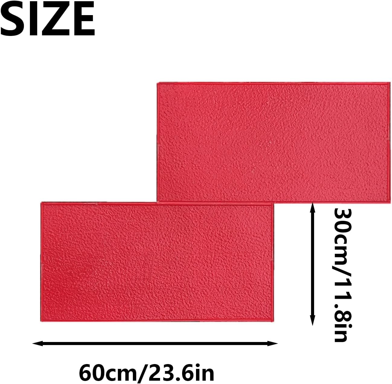 Seamless Concrete Stamp Gravel Pattern Decoration, Flexible Polyurethane Cement Stamp Mats, Outdoor Landscaping Stone Forms