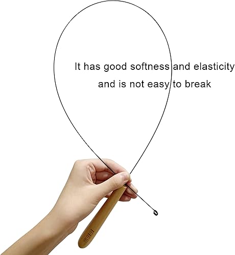 Miniatura 4 de TTcat Juego interactivo de simulación de pájaros e insectos para gatos, 10 recambios de plumas y 2 juguetes de varita para gatos, alambre de acero