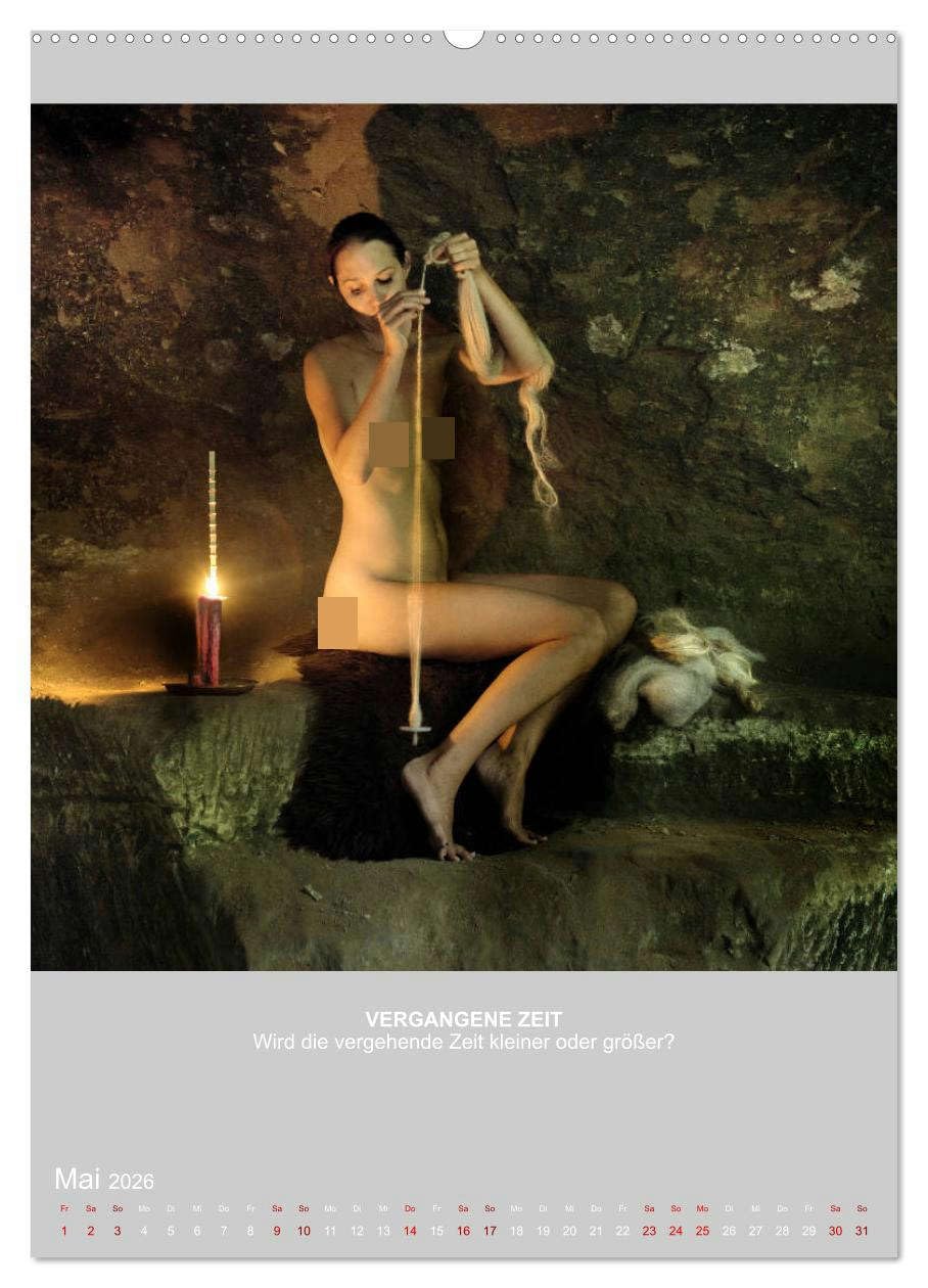ZEIT METAPHERN (hochwertiger Premium Wandkalender 2026 DIN A2 hoch), Kunstdruck in Hochglanz: Ein philosophischer Kalender über die Zeit (CALVENDO Erotik)