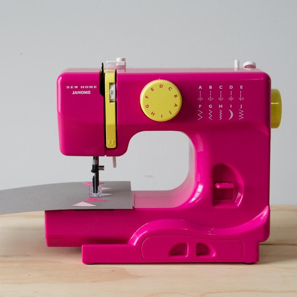 Janome Portable Sewing Machine Color Fast Lane Fuchsia