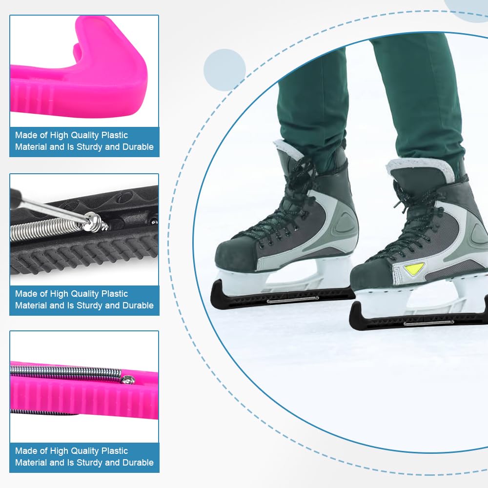 Copri Lama Per Pattini Da Ghiaccio - 1 Paio, Calze Elastiche Protettive Per Lame Da Hockey E Figura - Foto 11