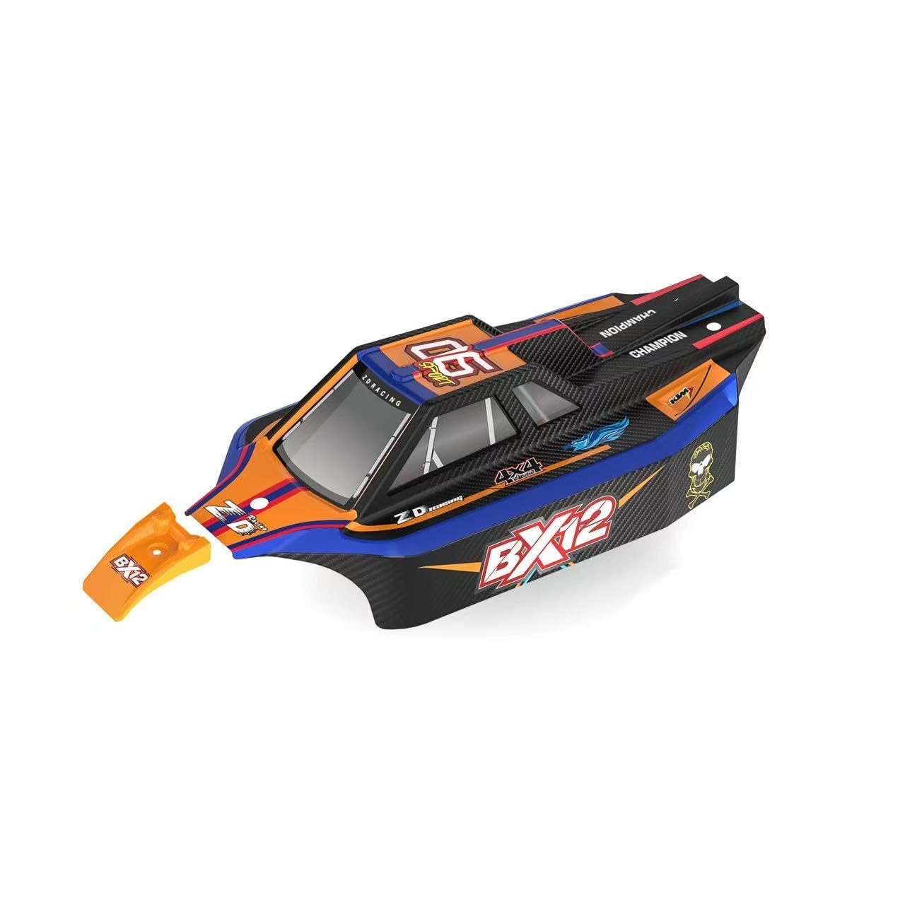 Amazon.com: AINIUNIU RC Car Body Shell, 1/12 Scale PVC, Brushless