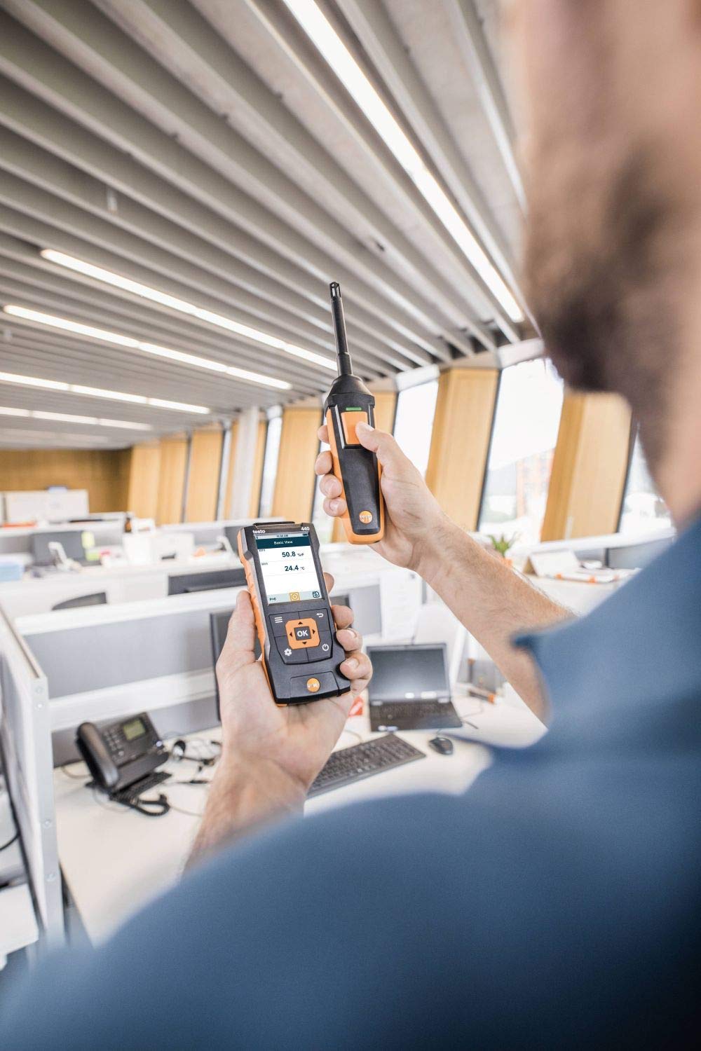 testo Zestaw wilgotności 440 z Bluetooth