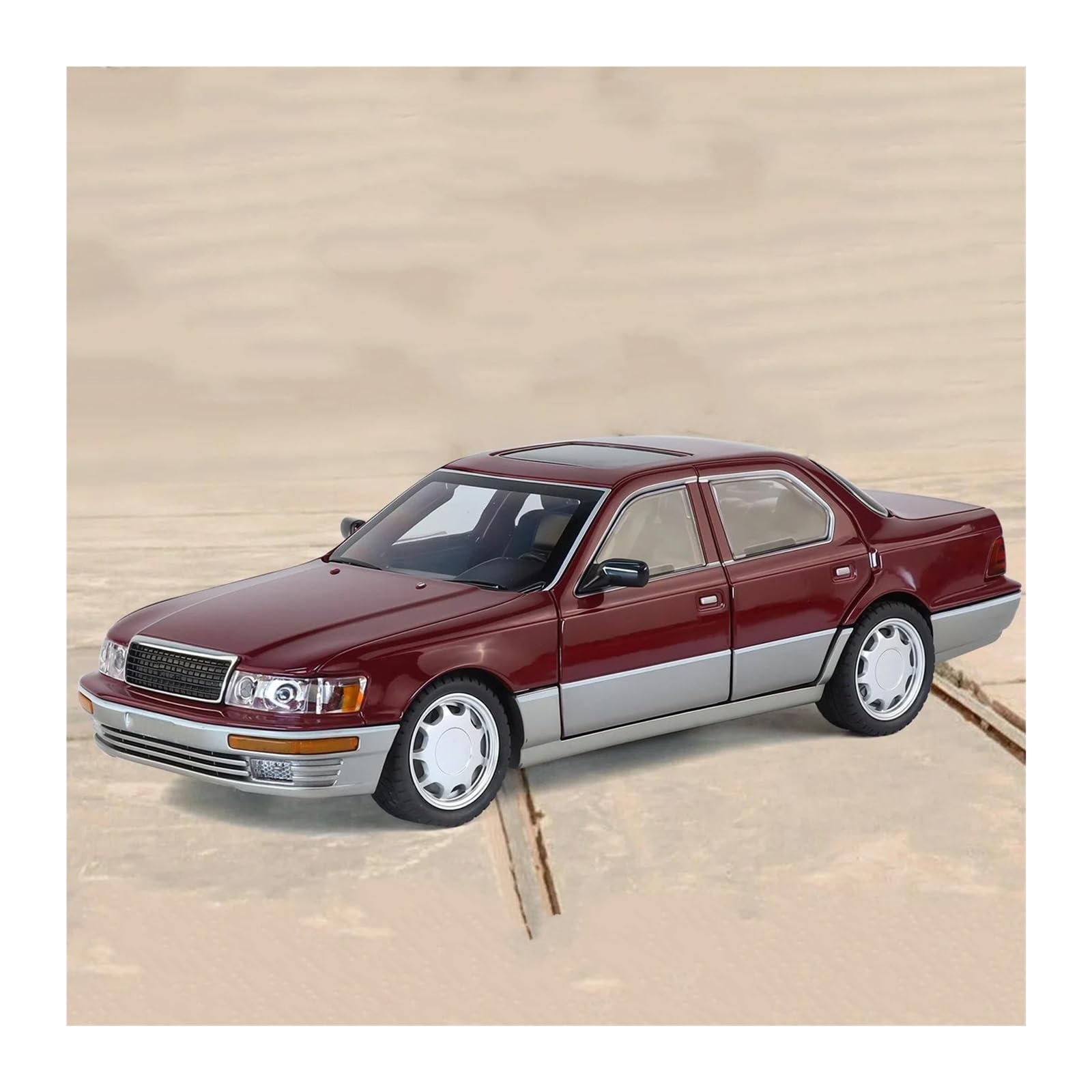 Mocalux Red Scale Die-Cast Model Car For Lexus Ls400 Ucf10 Diecast Model Car