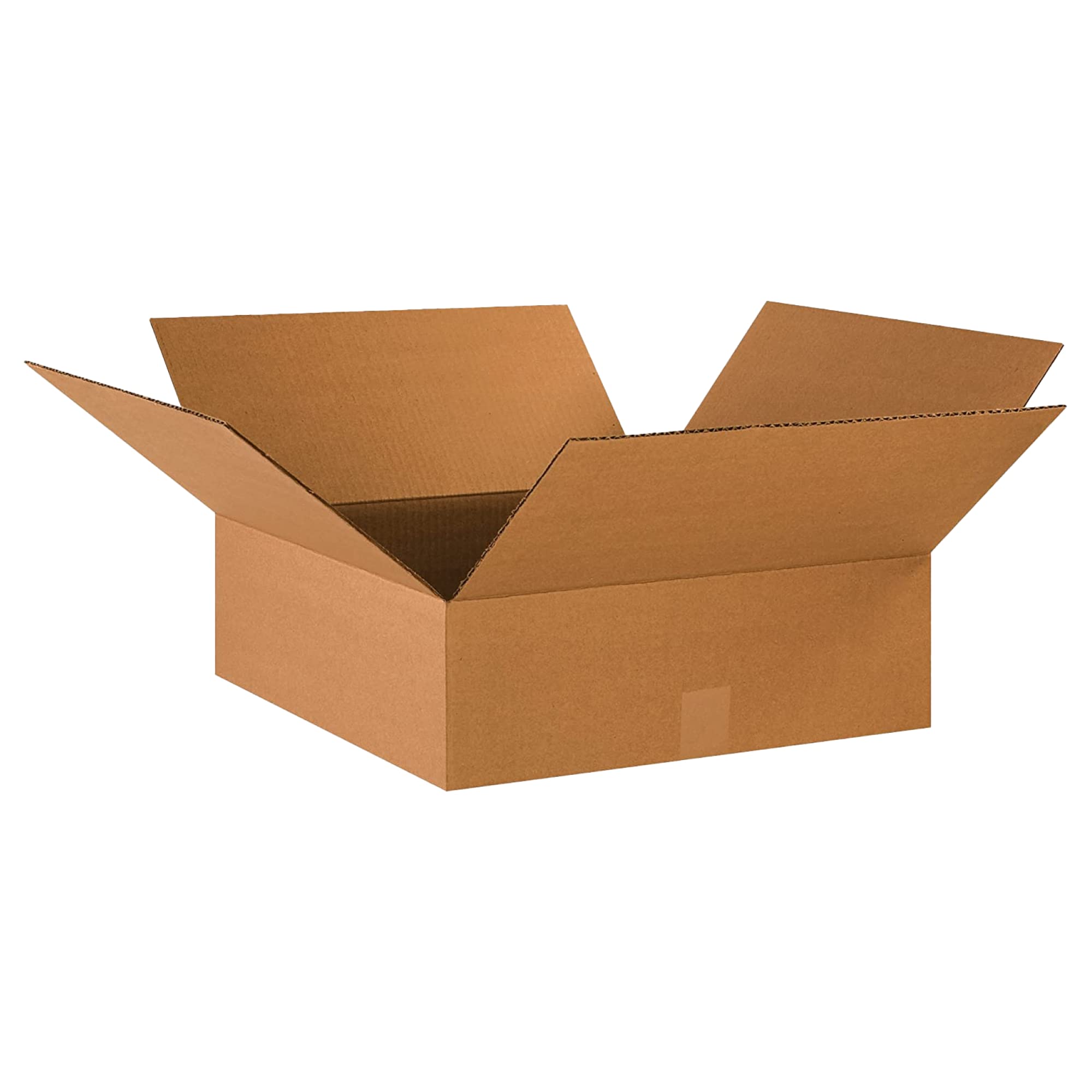 PARTNERS BRAND 18 x 18 x 6 Corrugated Cardboard Boxes, Flat 18"L x 18"W x 6"H, Pack of 20 | Shipping, Packaging, Moving, Storage Box for Home or