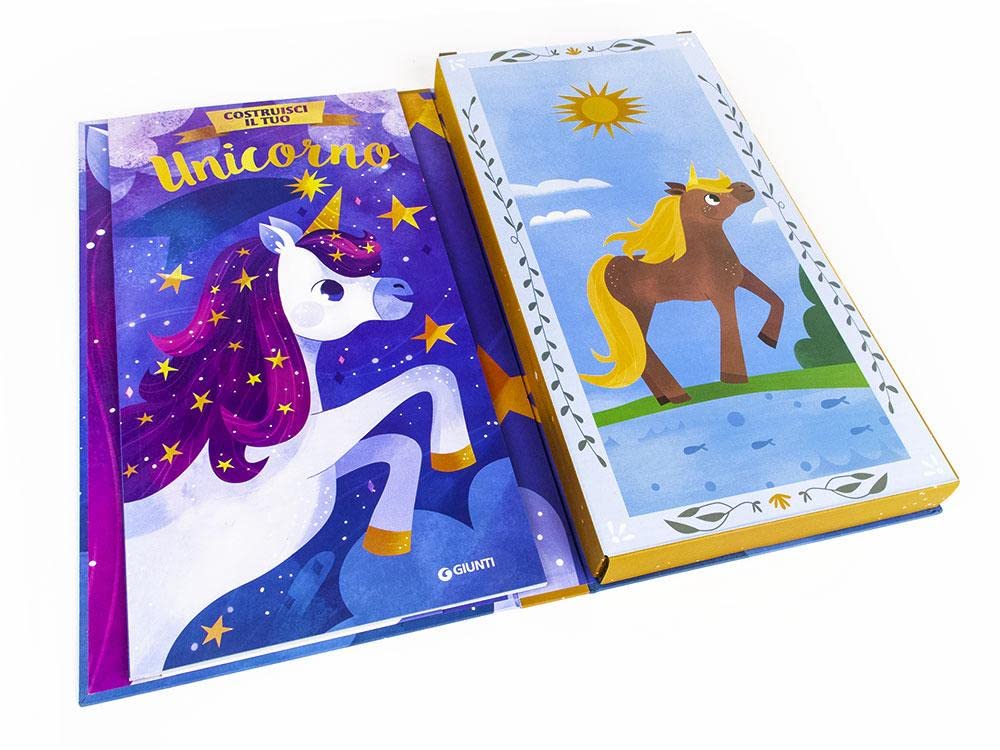 Costruisci il tuo unicorno. Con modellino di 21 pezzi