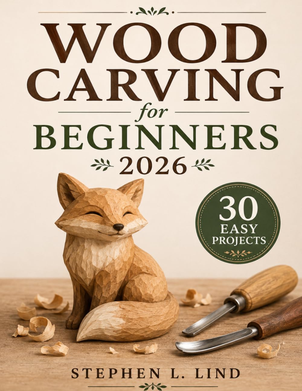 Wood Carving for Beginners 2026: 30 Easy Projects with Step-by-Step Patterns, Essential Tools, Safety Tips, and Finishing Techniques for New Carvers