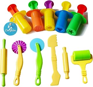 Carykon Set of 11 PCS Smart Dough Tools Kit with Models and Molds, Dough Extruders