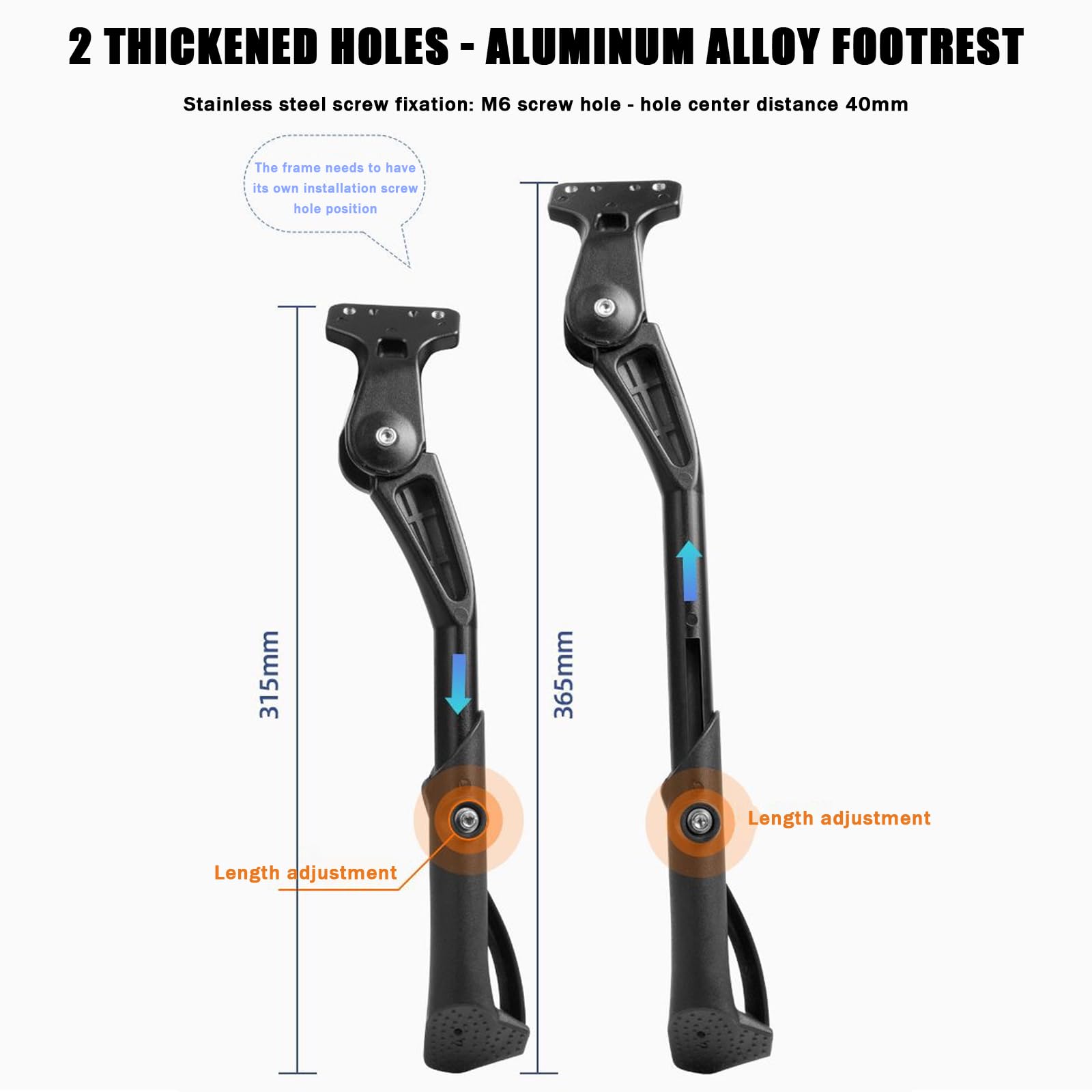 Fahrradständer Für Focus SAM² - Höhenverstellbarer Seitenständer Aus Alu
