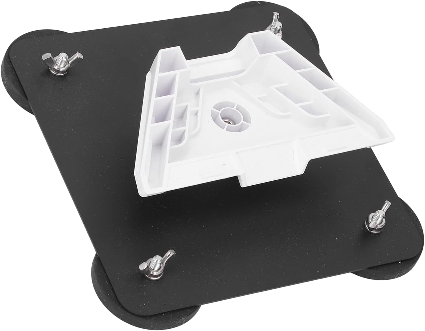 Car Roof Mounting Bracket for Mini Heavy Duty Satellite Signal Stable Mount Durable ABS Iron Construction Universal Fit for Cars Trucks Yachts 10 x 16.5 x 21cm