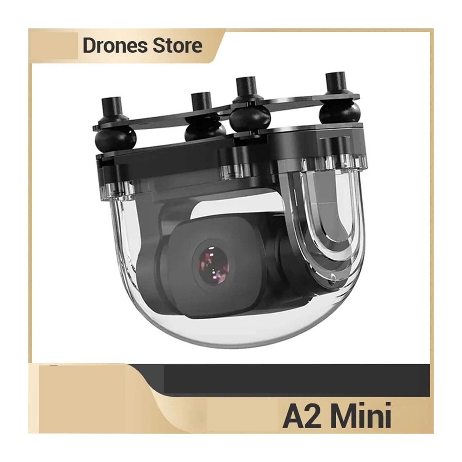Mini telecamera drone con giunto cardanico ultra grandangolare A2 con visione notturna Starlight Full HD - Protezione di livello industriale