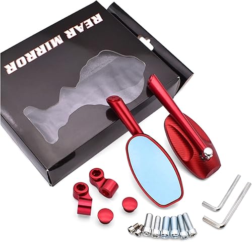 Miniatura 10 de Espejo retrovisor de motocicleta CNC Moto Espejos laterales Billet aluminio para KAWASAKI Versys 1000 ZX12R ZX6R ZX636R ZX6RR ZX9R ZZR600 (color