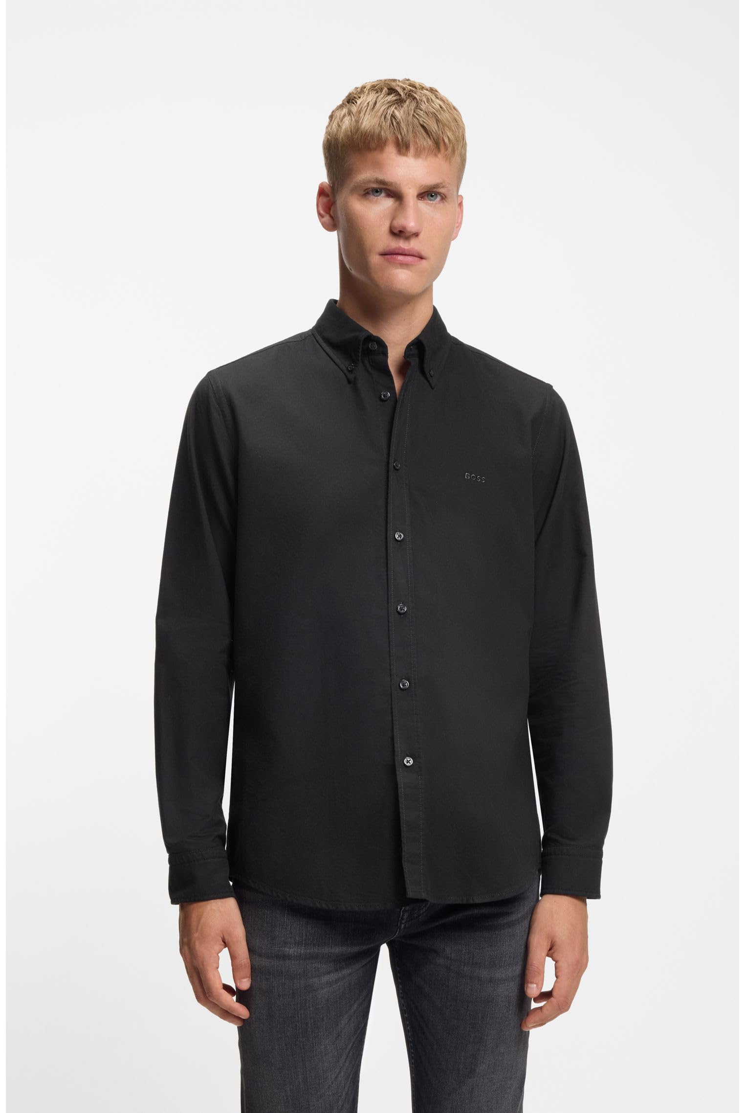 BOSS Herren Rickert_m 10260292 01 Shirt (1er Pack)