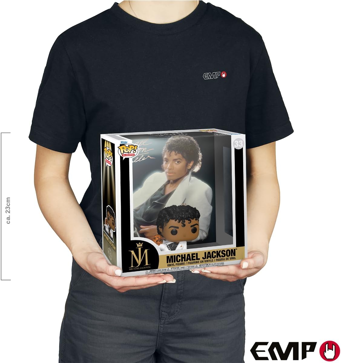 Funko POP! Albums: Michael Jackson - MJ - Thriller - Music - Collectable Vinyl Figure - Gift Idea - Official Merchandise - for Kids & Adults - Music Fans - Model Figure for Collectors and Display