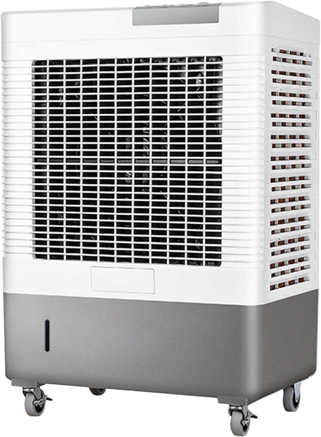 Evaporative Air Cooler 6000 Cfm, Portable Industrial Swamp Water Cooler, 10.6 Gal Water Tank, 3 Speeds, Oscillating Cools up to 323 Sq. Ft, For Outdoor, Commercial, Factory, Garage, Yard