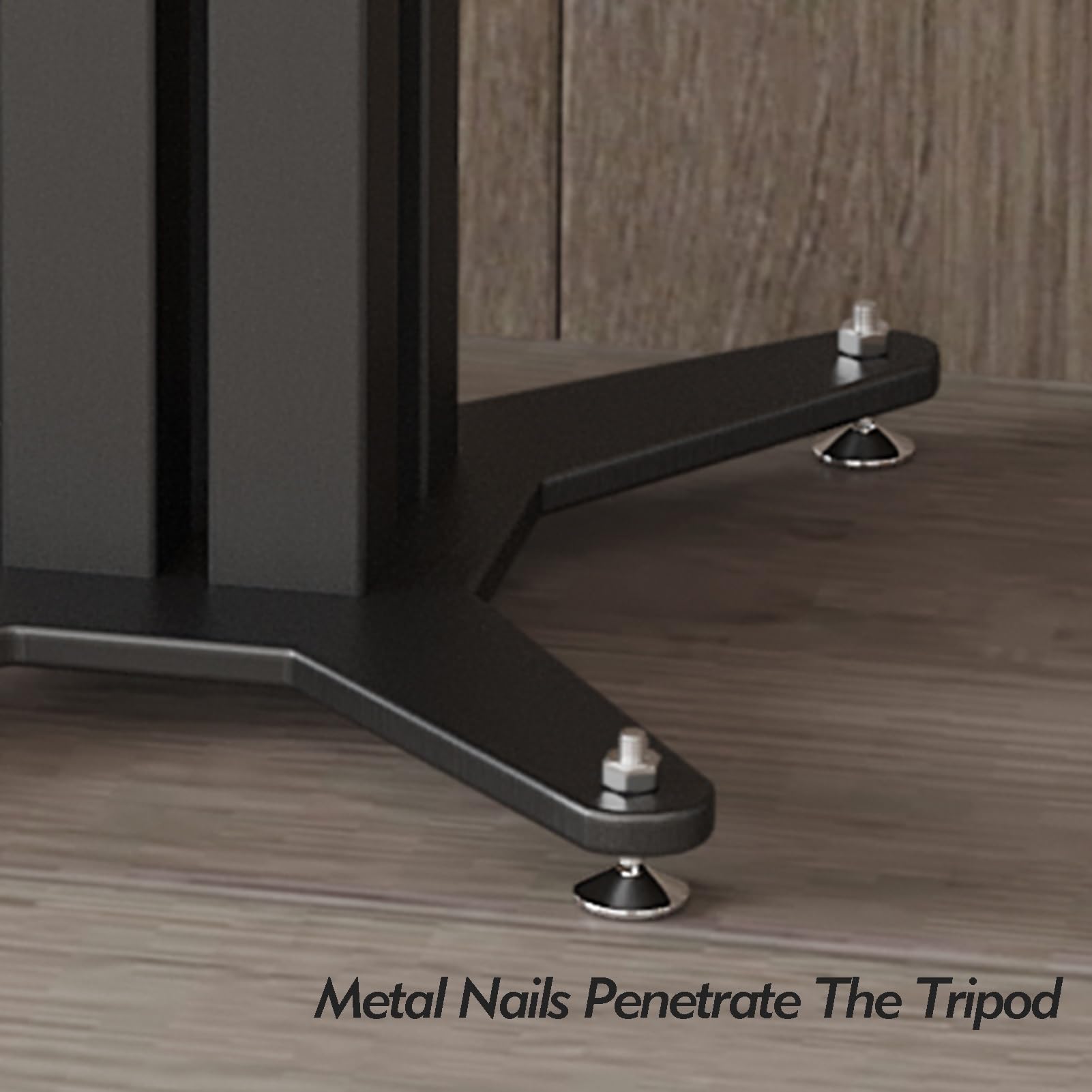 Soporte de altavoz de metal de altura ajustable, 30-80 cm, par universal para el hogar, sala de estar, oficina, teatro