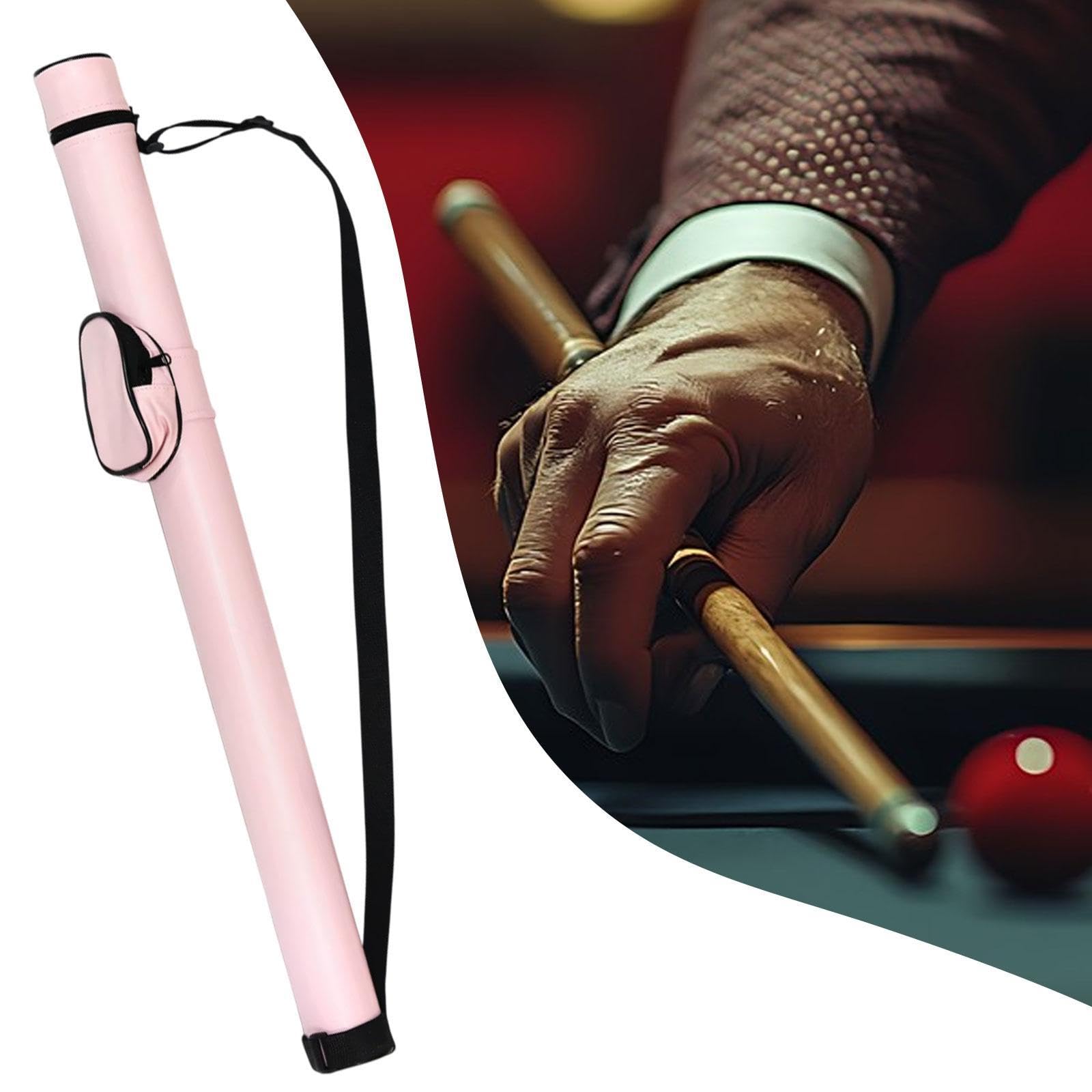 Perfeclan Billard-Pool-Queue-Etui, Billard-Pool-Queue-Tasche, rosa Tasche, Snooker-Club, hält Schaft, Geschenk, Billardstange, Aufbewahrungstasche für Mädchen