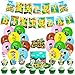 Produktbild Animal New Horizonts Party Dekorationen LLMZ 46 Pcs Party Dekorationen Children's Birthday Decoration Dschungel Geburtstag Deko für Birthday Decorations Junge