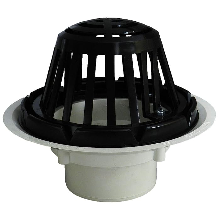 Buy Plastic Oddities PRD902P 4" PVC Roof Drain with Plastic Dome Online